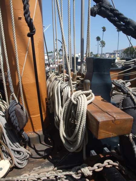 Parts of a sailing ship